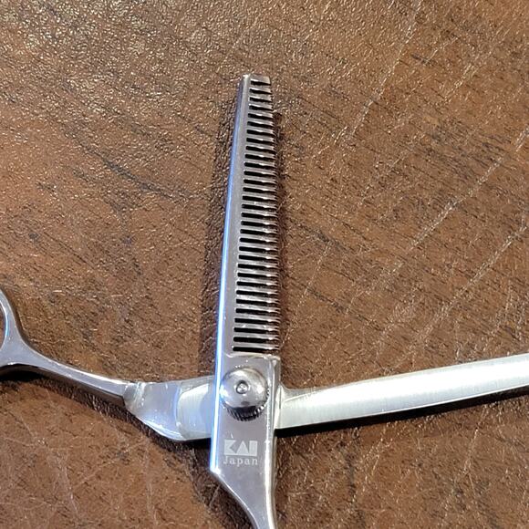 Rare Kasno Kai Double Texturizing Shears Scissors KO6-32-65 New with box - Picture 9 of 12